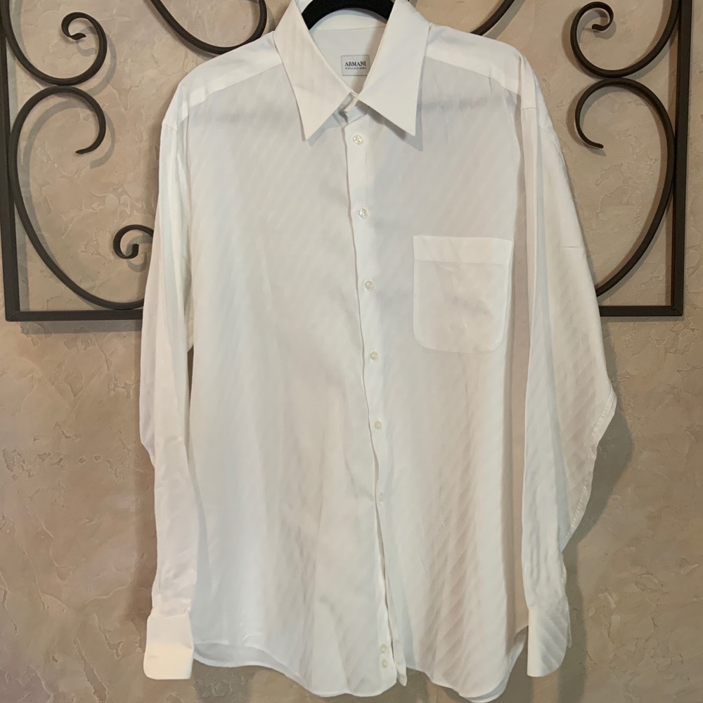 Whites long sleeve Armani dress shirt